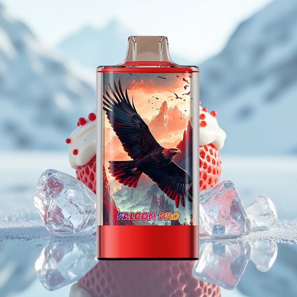 JNR Falcon Pro 28000 Morango Gelo Capacidade Pré-Carregada 30ml