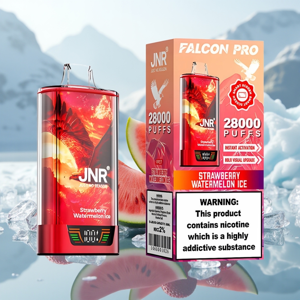 JNR Falcon Pro 28000 Morango Melancia Gelada 30ml 950mAh