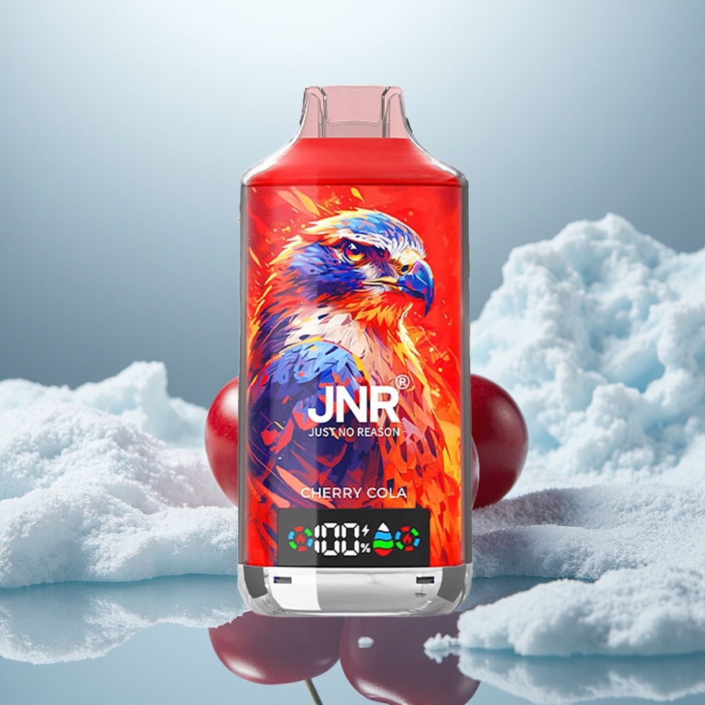 JNR Falcon X 18000 Puffs Disposable Vape Cereja Razão 24ml Digital Display JNR Falcon X 18000 Puffs Disposable Vape Cereja Razão 24ml Digital Display