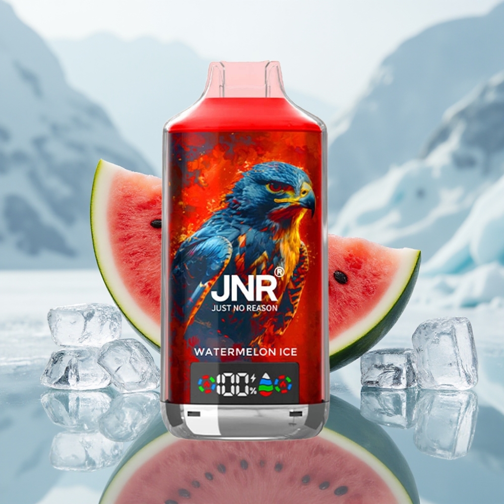 JNR Falcon X 18000 Puffs Disposable Vape Melancia Gelo 24ml Dual Mesh Coil JNR Falcon X 18000 Puffs Disposable Vape Melancia Gelo 24ml Dual Mesh Coil