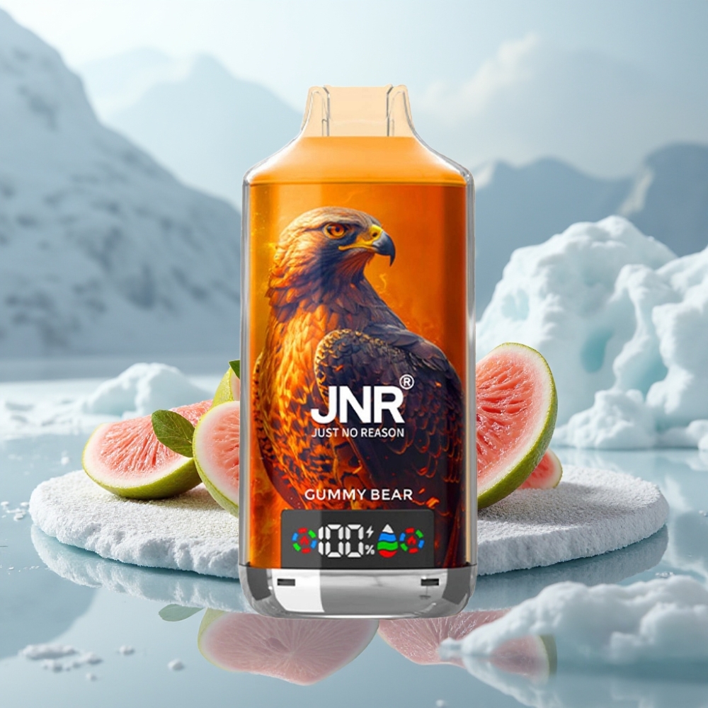 JNR Falcon X 18000 Puffs Goma de Urso Display Digital Carregamento Type-C