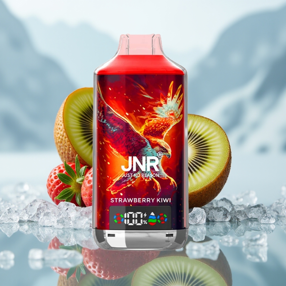 JNR Falcon X 18000 Puffs Morango Kiwi 24ml 750mAh Dual Mesh Coil