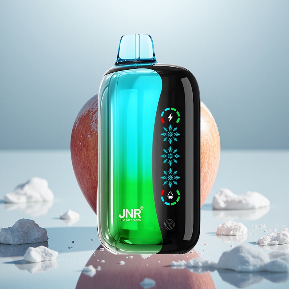 JNR Flex Ice 21000 Puffs Maçã Dupla Vape Descartável Gelo Ajustável 26ml JNR Flex Ice 21000 Puffs Maçã Dupla Vape Descartável Gelo Ajustável 26ml