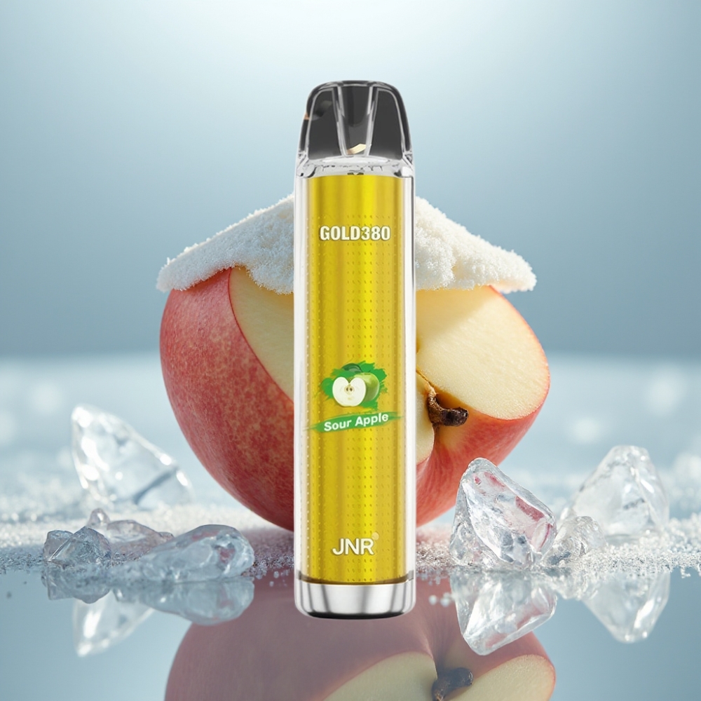 JNR Gold380 6000 Puffs Descartável Vape Maçã Verde Bateria 1500mAh 13ml JNR Gold380 6000 Puffs Descartável Vape Maçã Verde Bateria 1500mAh 13ml