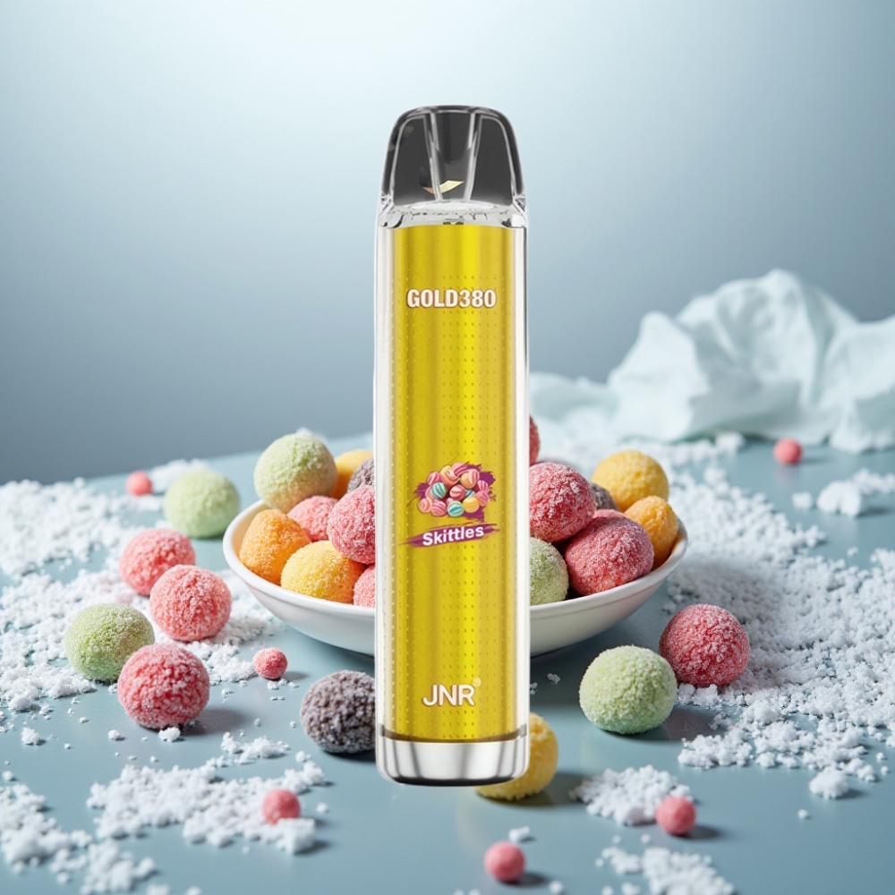 JNR Gold380 6000 Puffs Disposable Vape Jujubas Capacidade 13ml JNR Gold380 6000 Puffs Disposable Vape Jujubas Capacidade 13ml
