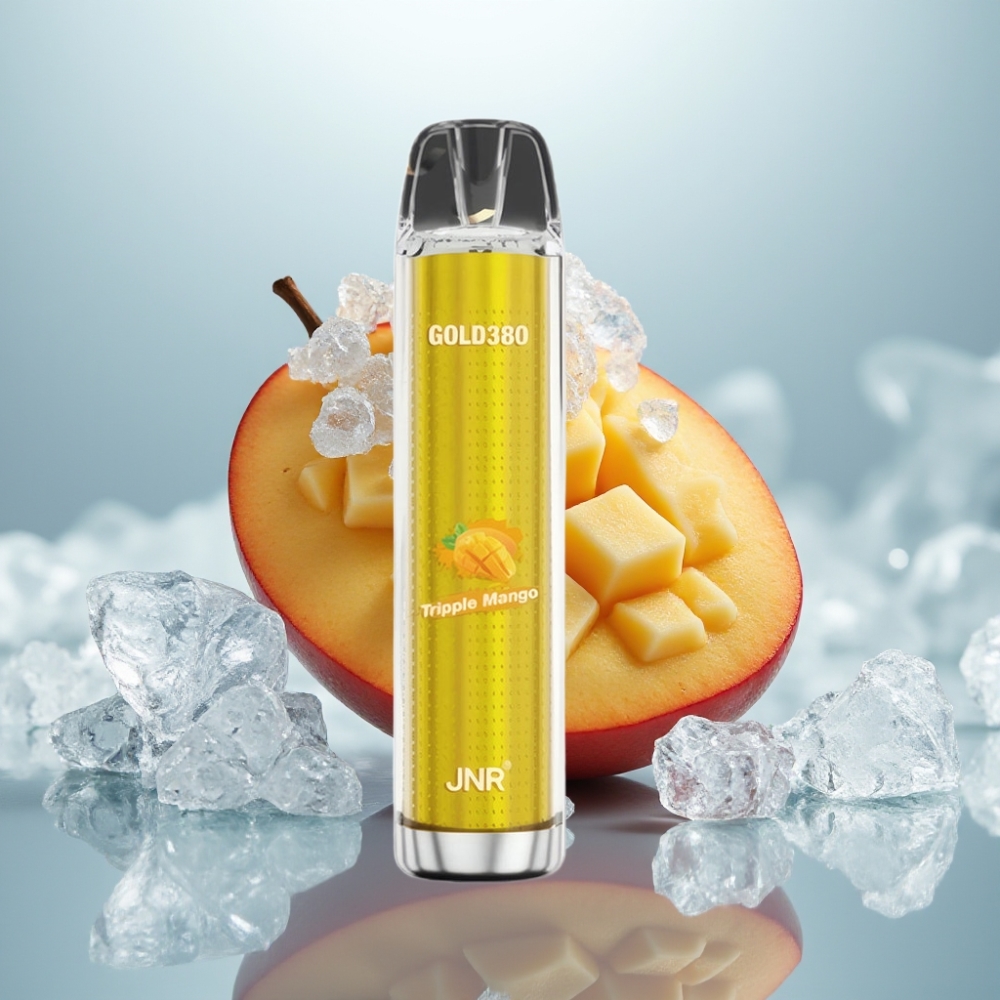 JNR Gold380 6000 Puffs Disposable Vape Manga Triplo Capacidade 13ml JNR Gold380 6000 Puffs Disposable Vape Manga Triplo Capacidade 13ml