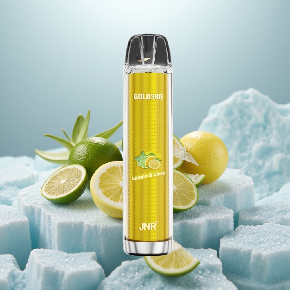 JNR Gold380 6000 Puffs Limão Lima Disposable Vape 1500mAh 13ml