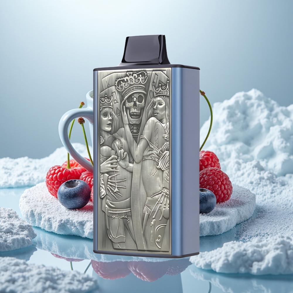 JNR Mega Box 25000 Puffs Disposable Vape Blue Razz Cereja Capacidade 30ml