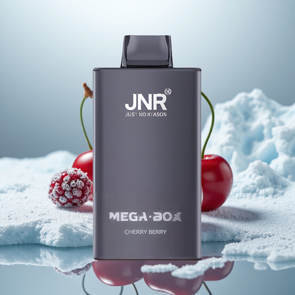 JNR Mega Box 25000 Puffs Disposable Vape Cereja Berry Capacidade 30ml JNR Mega Box 25000 Puffs Disposable Vape Cereja Berry Capacidade 30ml