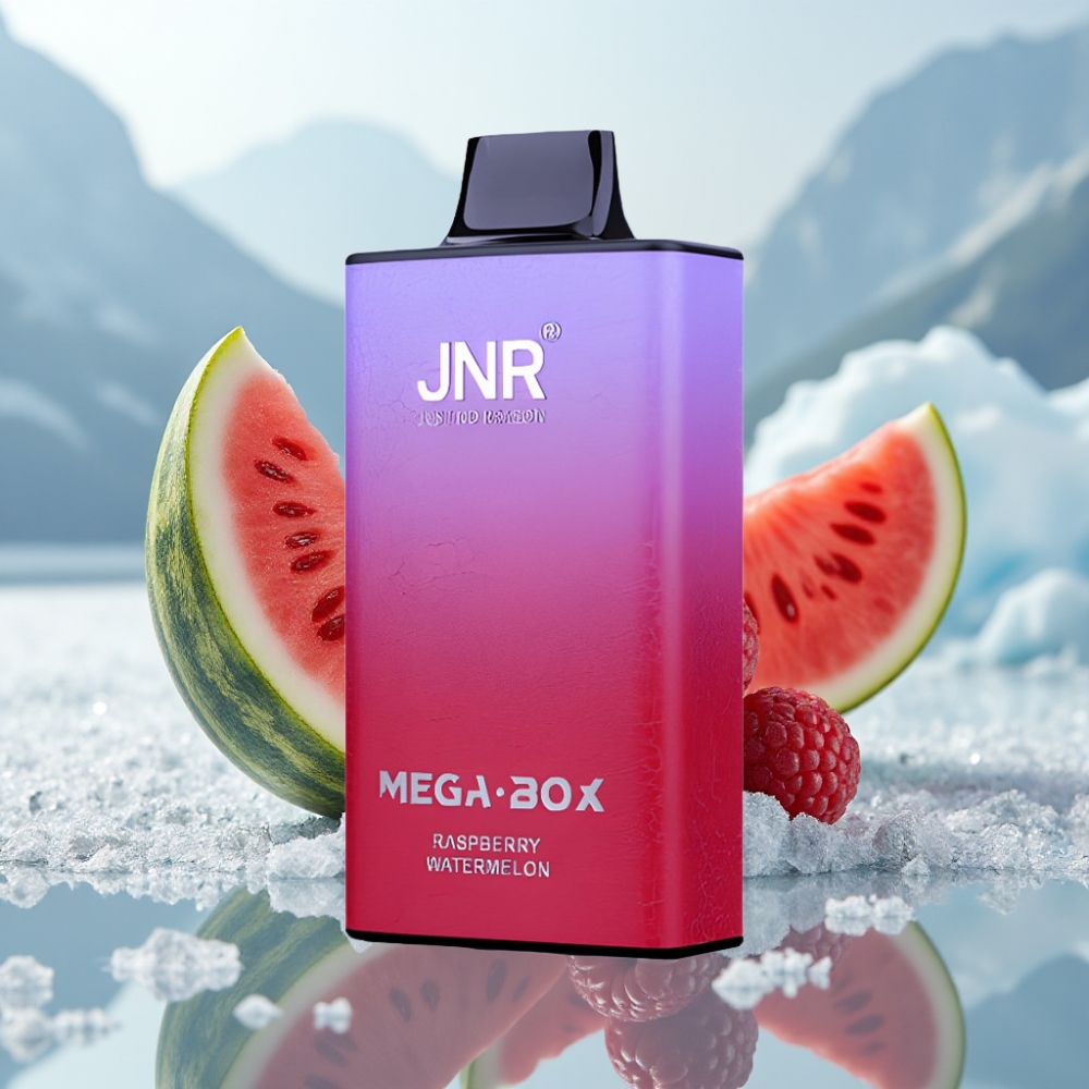 JNR Mega Box 25000 Puffs Disposable Vape Framboesa Melancia Capacidade 30ml JNR Mega Box 25000 Puffs Disposable Vape Framboesa Melancia Capacidade 30ml