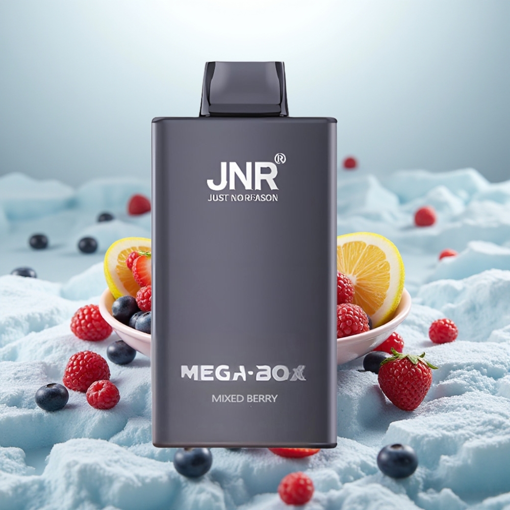 JNR Mega Box 25000 Puffs Disposable Vape Frutas Silvestres Misturadas 850mAh JNR Mega Box 25000 Puffs Disposable Vape Frutas Silvestres Misturadas 850mAh