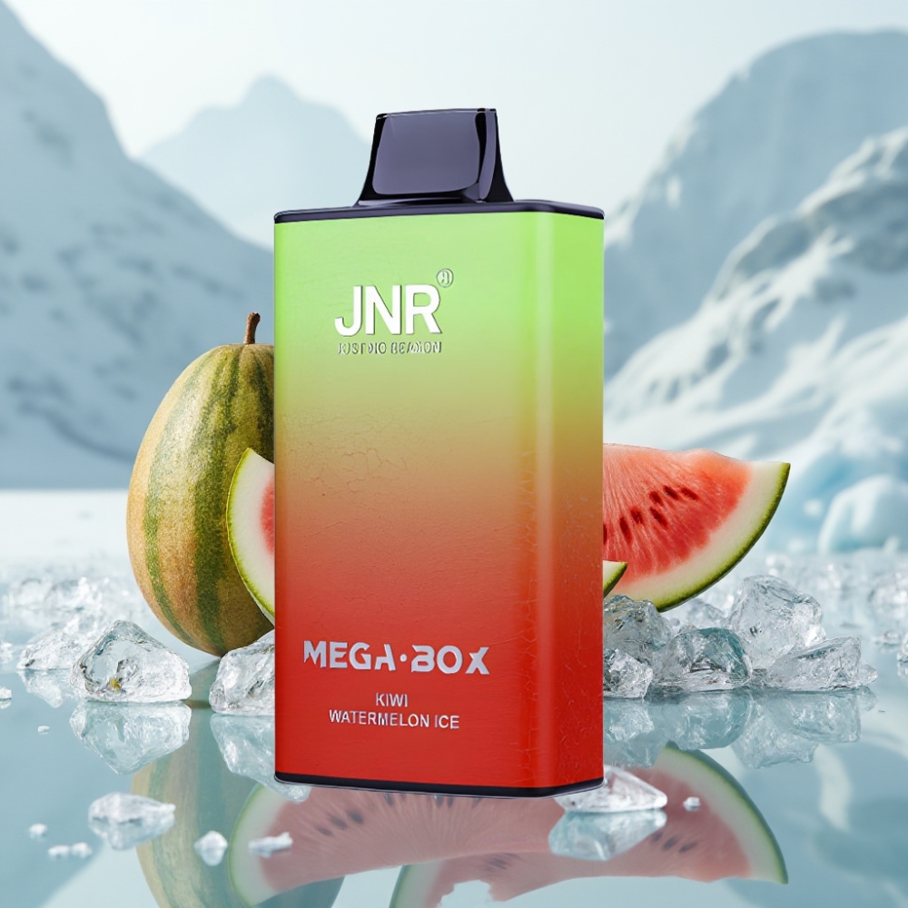 JNR Mega Box 25000 Puffs Disposable Vape Kiwi Melancia Gelo 30ml 850mAh JNR Mega Box 25000 Puffs Disposable Vape Kiwi Melancia Gelo 30ml 850mAh