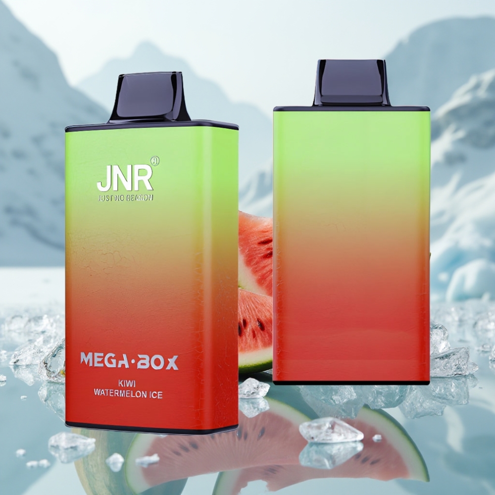 JNR Mega Box 25000 Puffs Disposable Vape Kiwi Melancia Gelo 30ml 850mAh