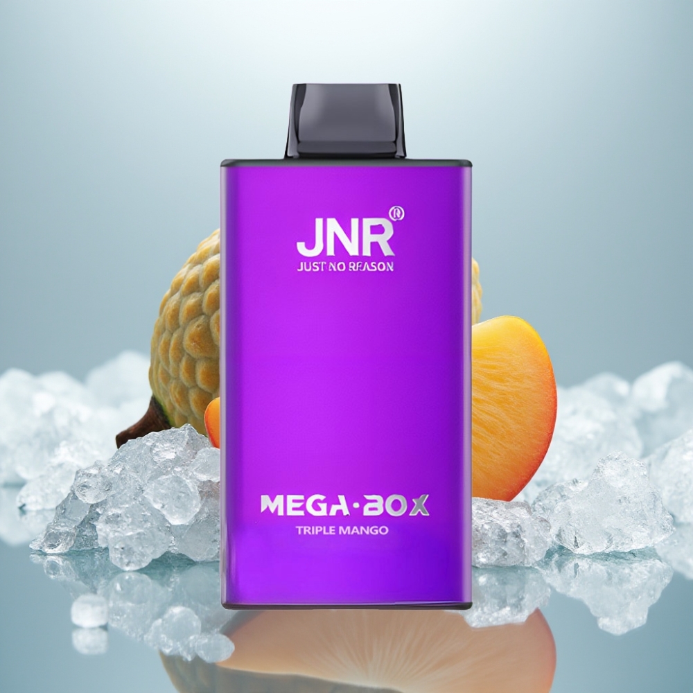 JNR Mega Box 25000 Puffs Disposable Vape Manga Triplo Capacidade 30ml JNR Mega Box 25000 Puffs Disposable Vape Manga Triplo Capacidade 30ml