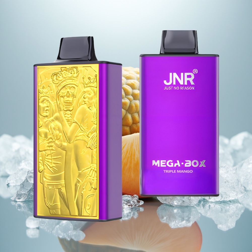 JNR Mega Box 25000 Puffs Disposable Vape Manga Triplo Capacidade 30ml