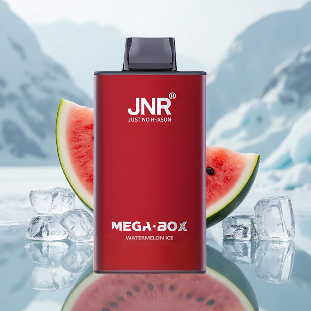 JNR Mega Box 25000 Puffs Disposable Vape Melancia Gelo 30ml 850mAh Dual Mesh JNR Mega Box 25000 Puffs Disposable Vape Melancia Gelo 30ml 850mAh Dual Mesh