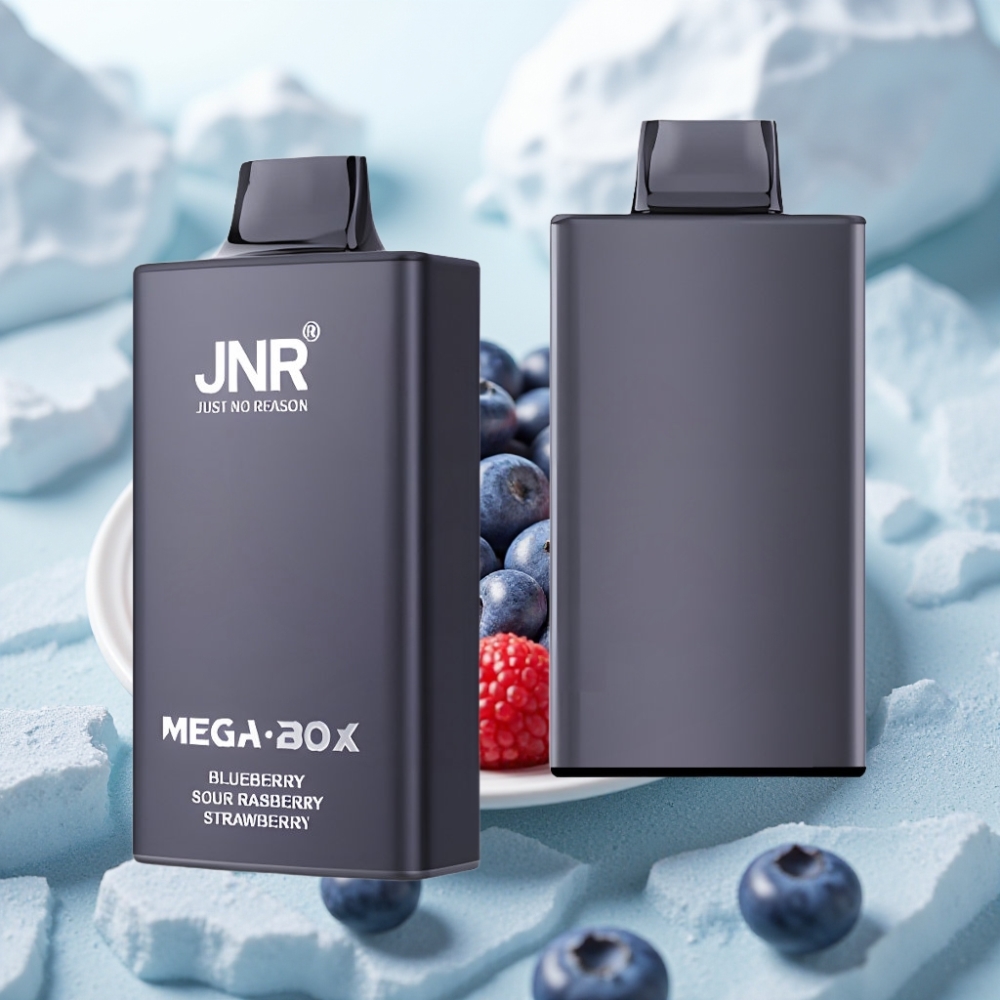 JNR Mega Box 25000 Puffs Disposable Vape Mirtilo Framboesa Azeda Morango 30ml 850mAh