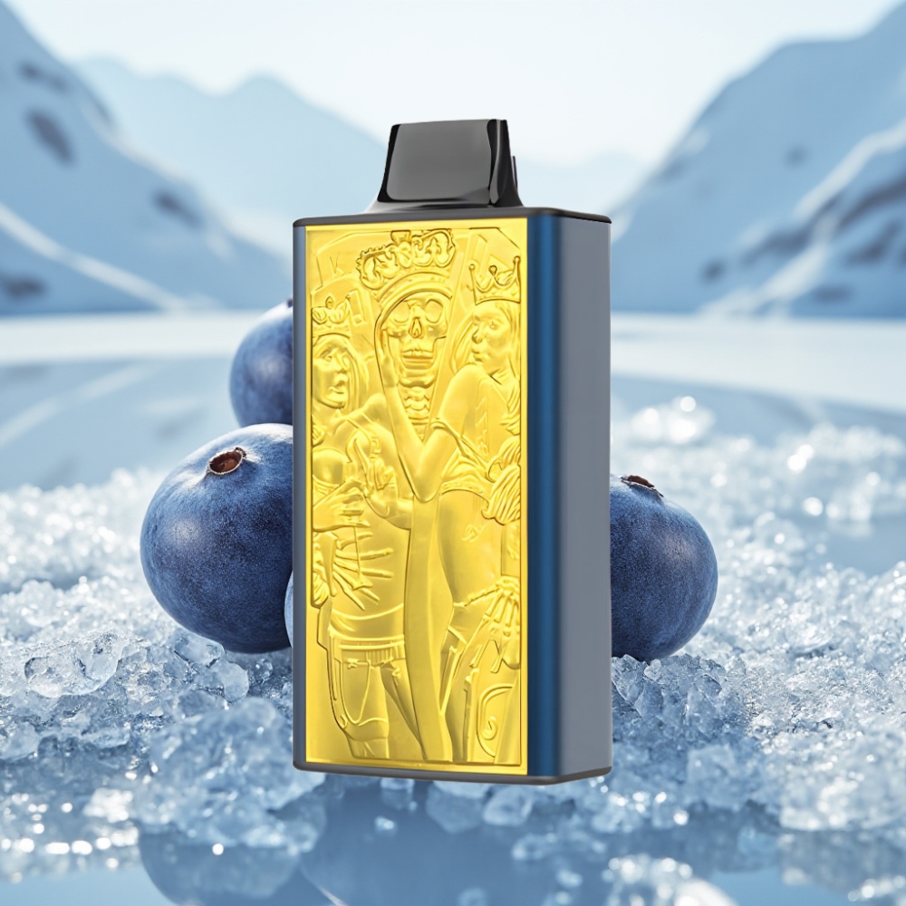 JNR Mega Box 25000 Puffs Disposable Vape Mirtilo Gelo Capacidade 30ml