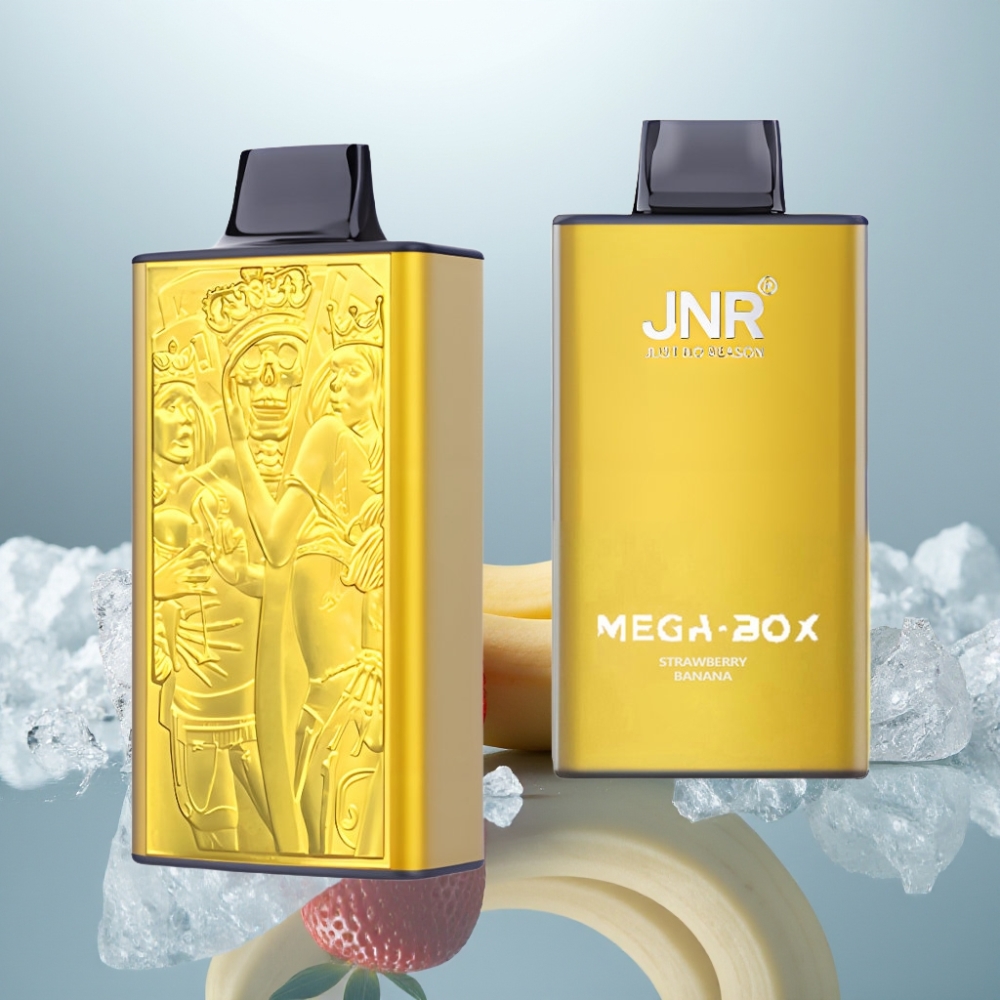 JNR Mega Box 25000 Puffs Disposable Vape Morango Banana 30ml 850mAh