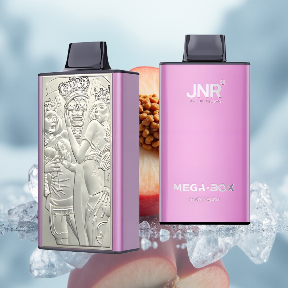 JNR Mega Box 25000 Puffs Disposable Vape Pêssego Suculento 30ml 850mAh