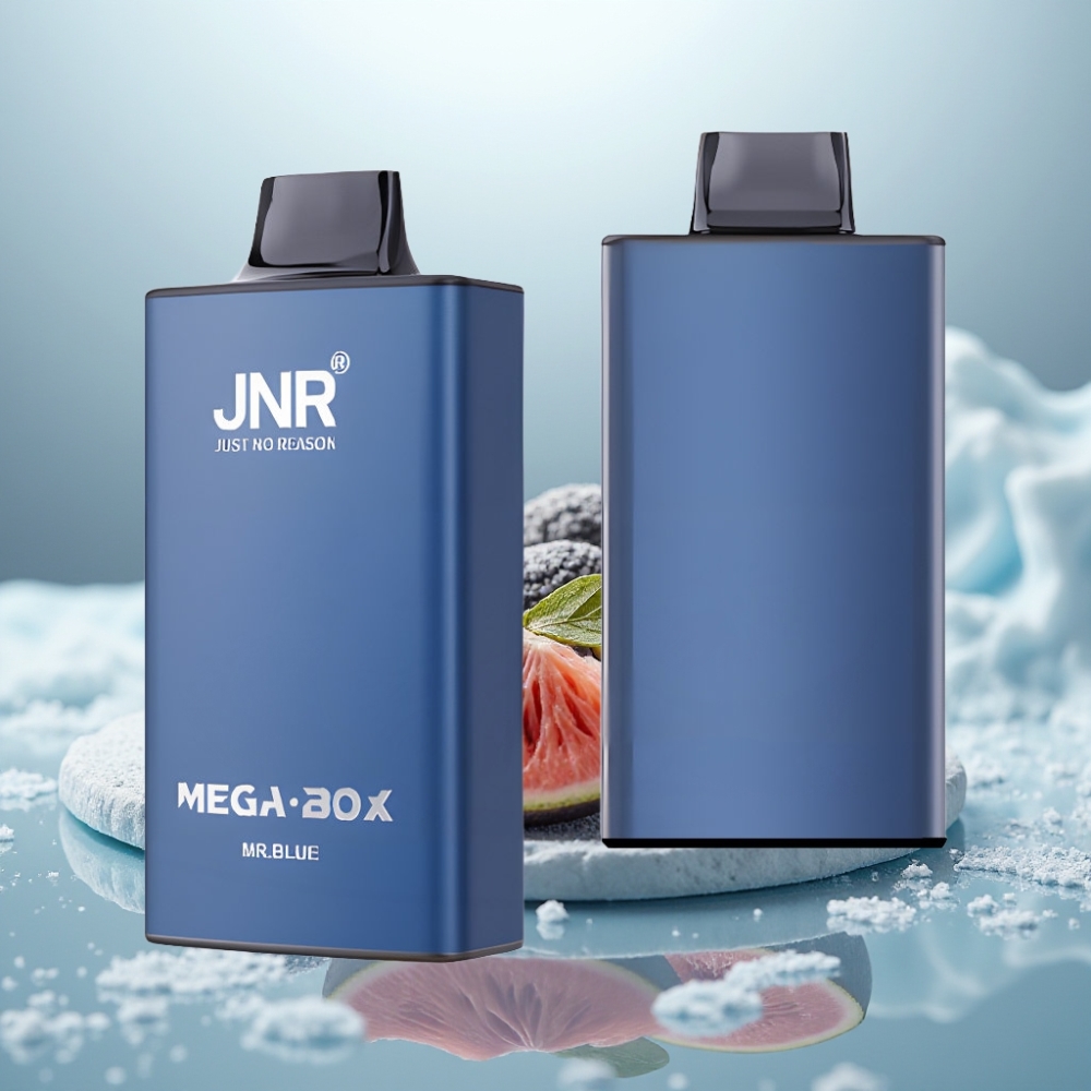 JNR Mega Box 25000 Puffs Disposable Vape Sr. Azul Capacidade de E-líquido 30ml