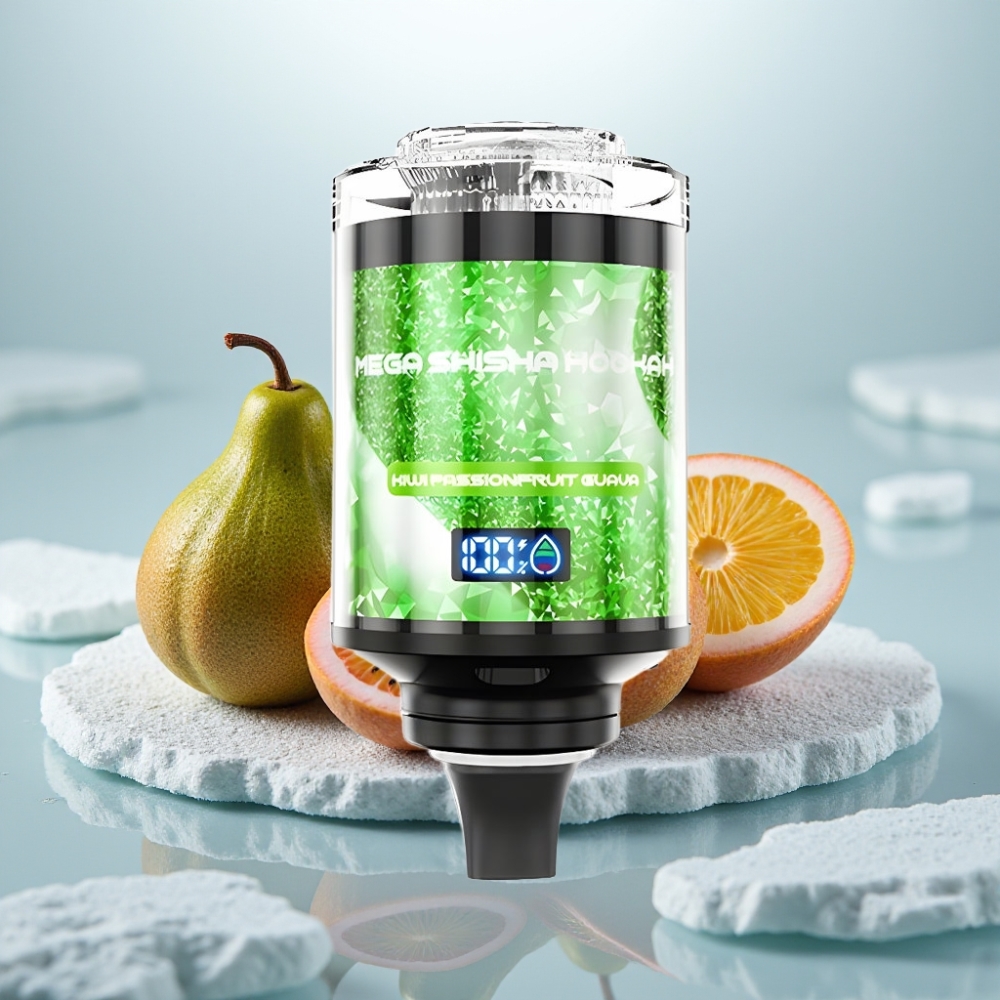 JNR Mega Shisha Hookah 100K Kiwi Maracujá Goiaba Compatibilidade Desktop 100000 puffs 60ml JNR Mega Shisha Hookah 100K Kiwi Maracujá Goiaba Compatibilidade Desktop 100000 puffs 60ml