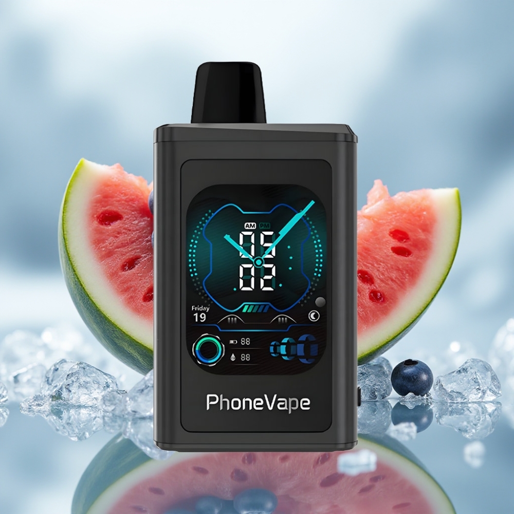 JNR PhoneVape 30000 puffs Disposable Vape Mirtilo Melancia Bateria Recarregável JNR PhoneVape 30000 puffs Disposable Vape Mirtilo Melancia Bateria Recarregável