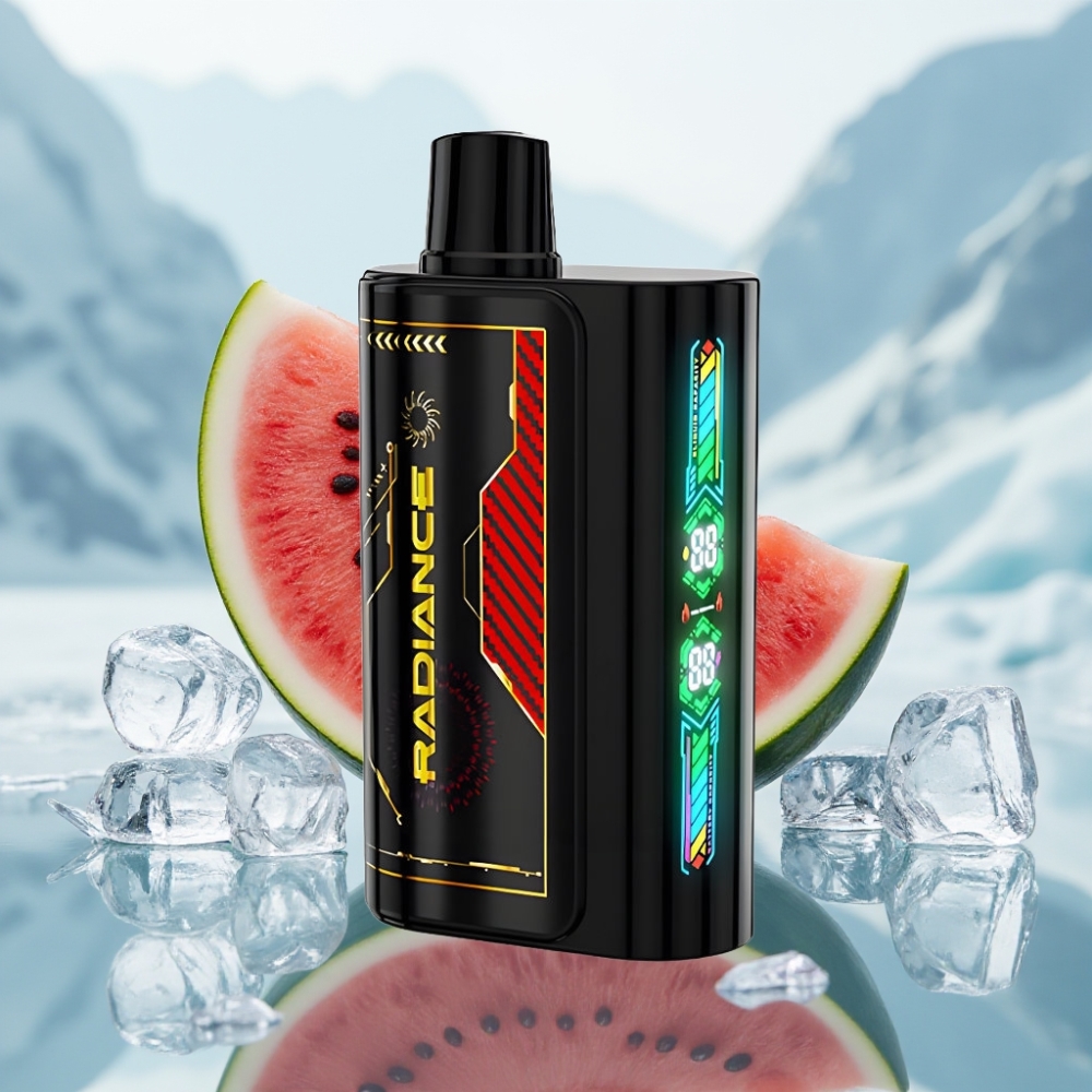 JNR Radiance 31000 Puffs Disposable Vape MELANCIA GELADA Tela Inteligente Bateria Recarregável JNR Radiance 31000 Puffs Disposable Vape MELANCIA GELADA Tela Inteligente Bateria Recarregável