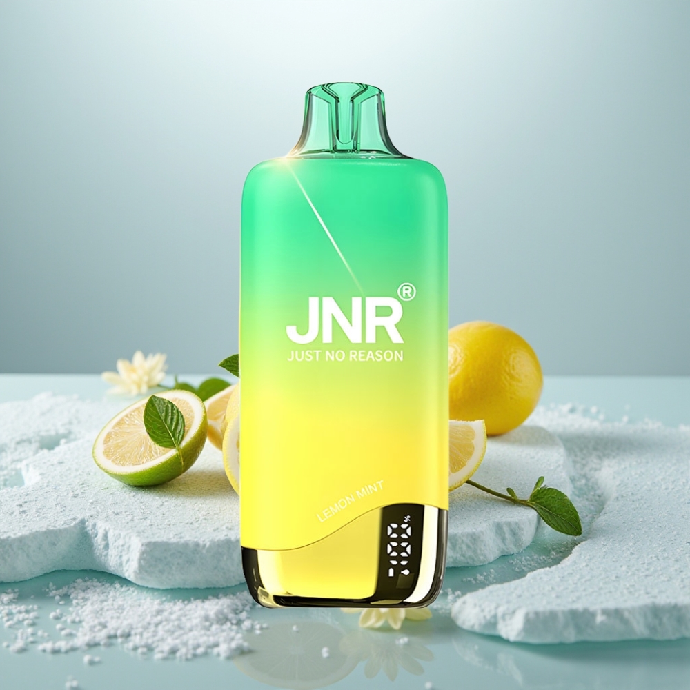 JNR Rainbow 10500 Puffs Limão Hortelã Disposable Vape 18ml