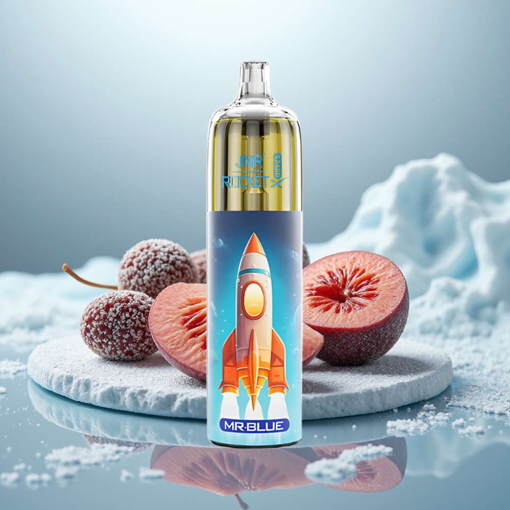 JNR Rocket-X 12400 Puffs Disposable Vape Azul Mr. Fluxo de Ar Ajustável JNR Rocket-X 12400 Puffs Disposable Vape Azul Mr. Fluxo de Ar Ajustável