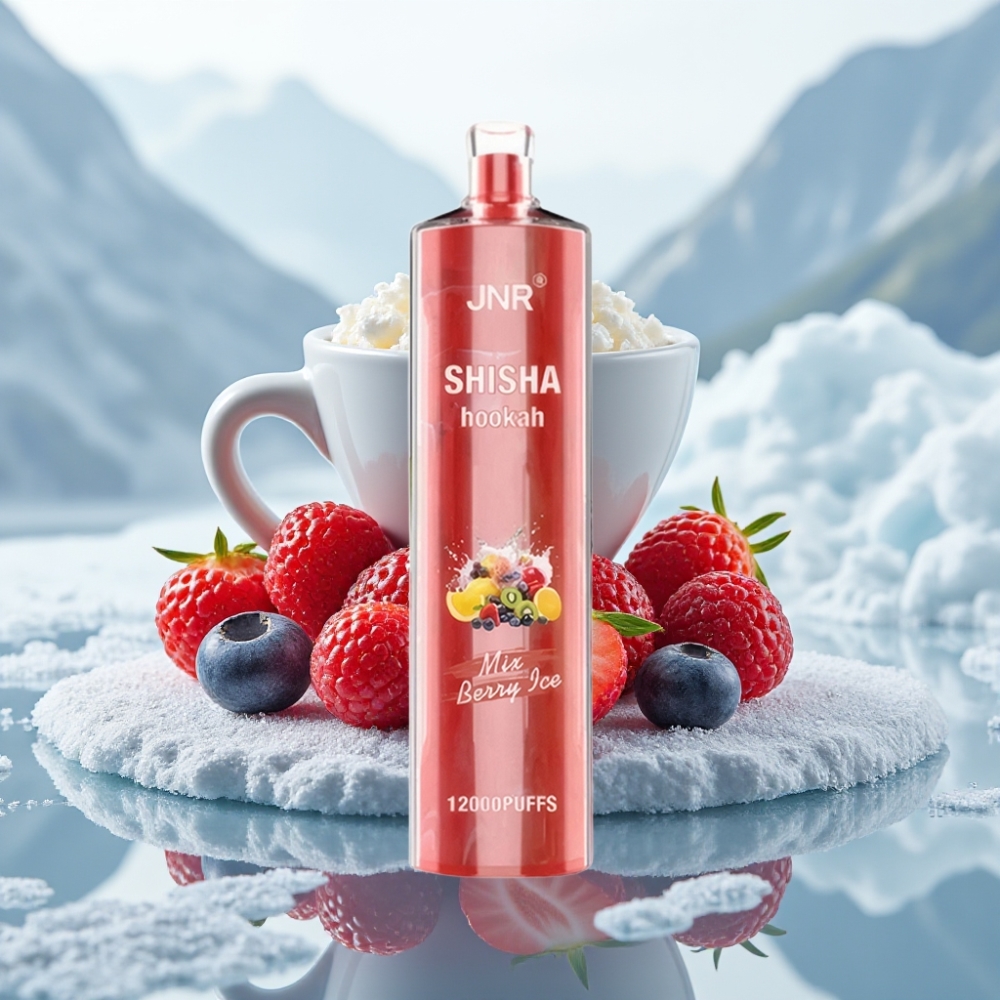 JNR Shisha Hookah 12000 Puffs Disposable Vape Fruta Silvestre Gelo 750mAh 24ml JNR Shisha Hookah 12000 Puffs Disposable Vape Fruta Silvestre Gelo 750mAh 24ml