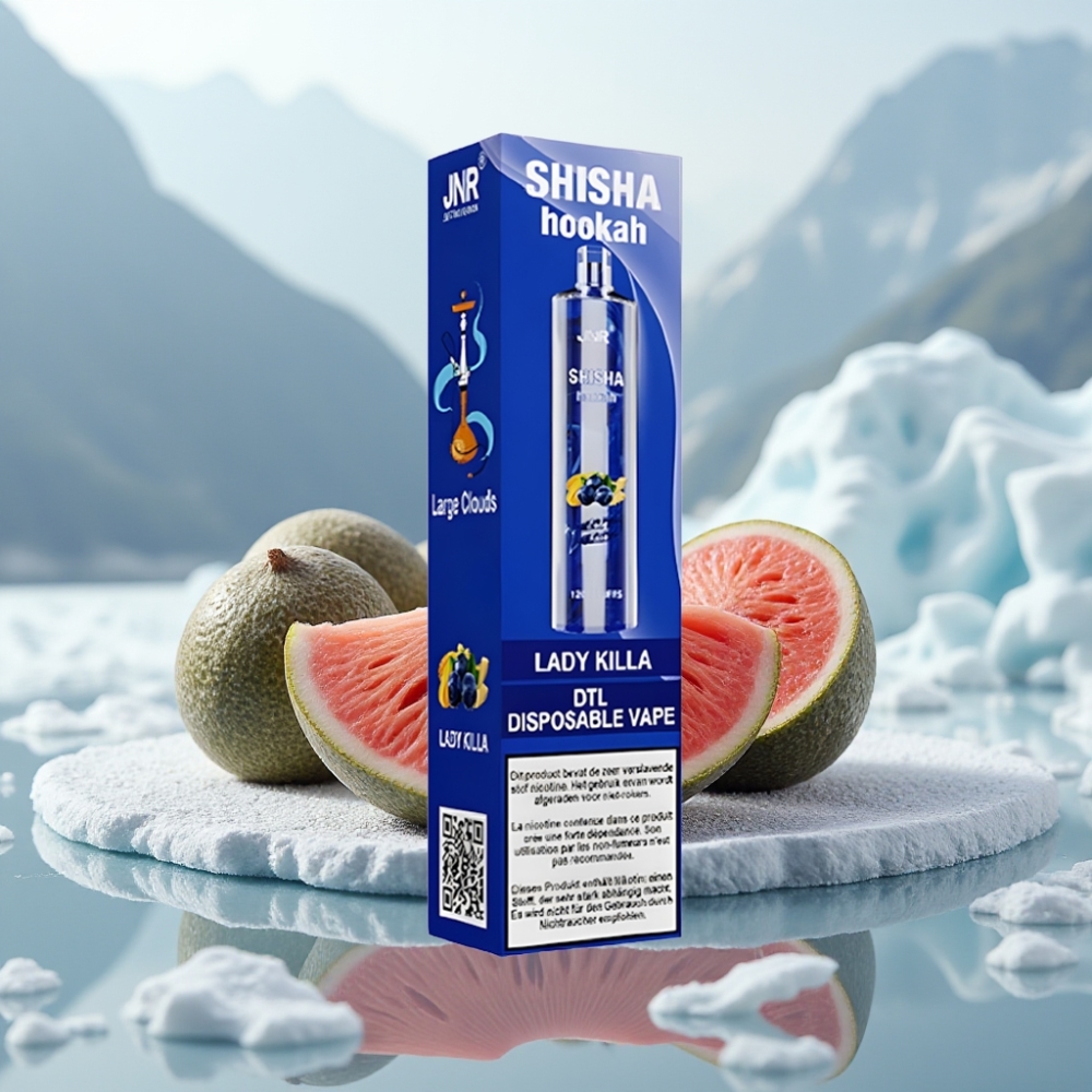 JNR Shisha Hookah 12000 Puffs Mata Senhora Capacidade 24ml