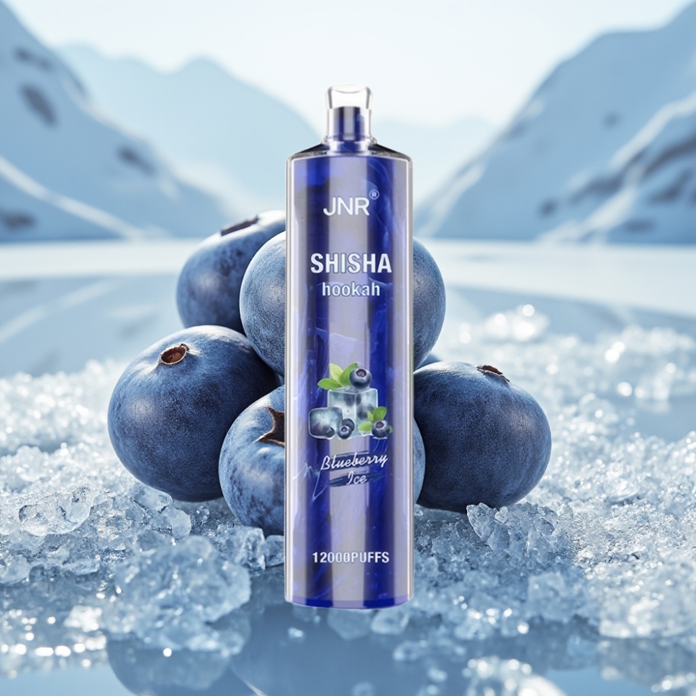 JNR Shisha Hookah 12000 Puffs Mirtilo Gelo Capacidade da Bateria: 750mAh JNR Shisha Hookah 12000 Puffs Mirtilo Gelo Capacidade da Bateria: 750mAh