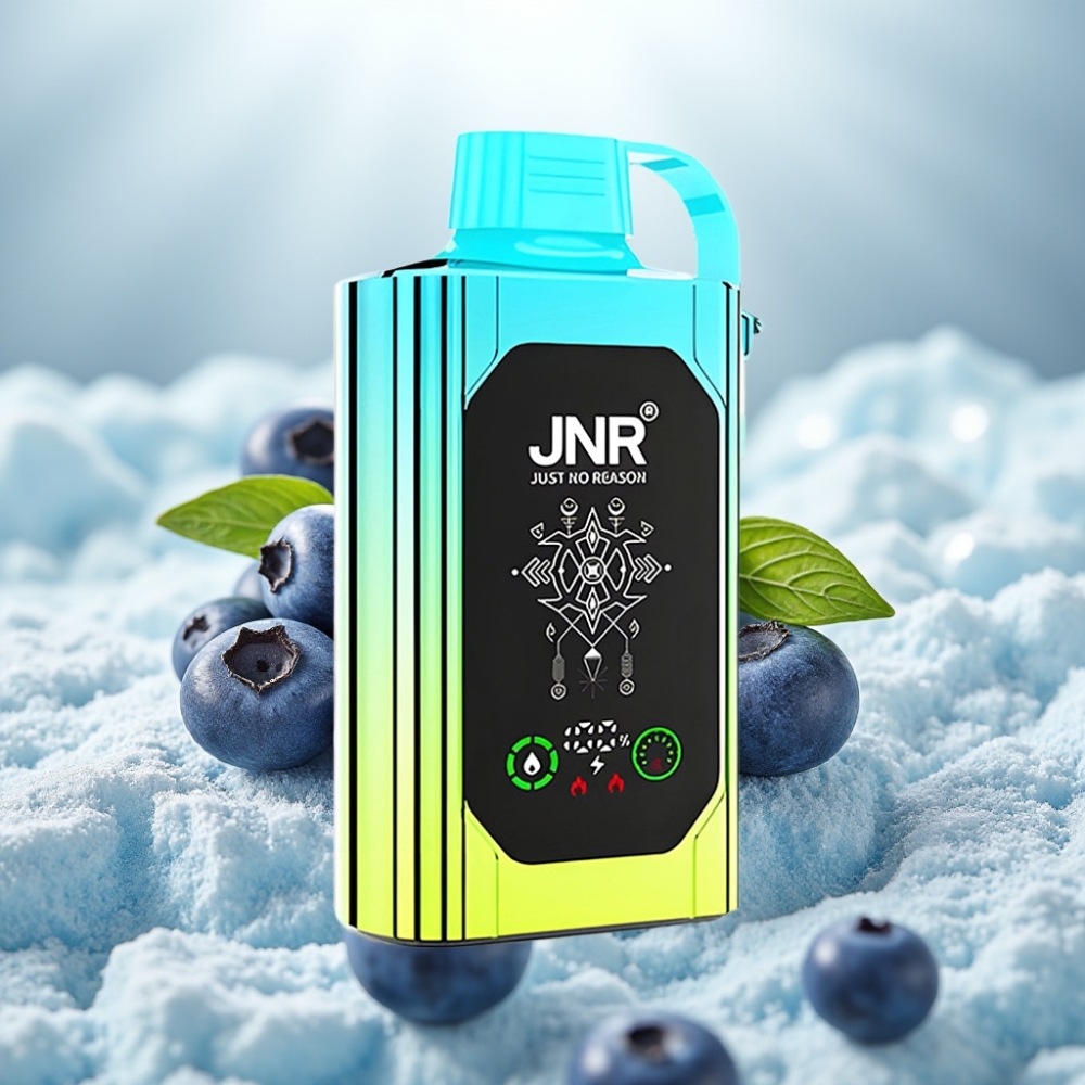 JNR Shisha Hookah Box 20500 Puffs Mirtilo Menta Display HD Bateria 1000mAh JNR Shisha Hookah Box 20500 Puffs Mirtilo Menta Display HD Bateria 1000mAh