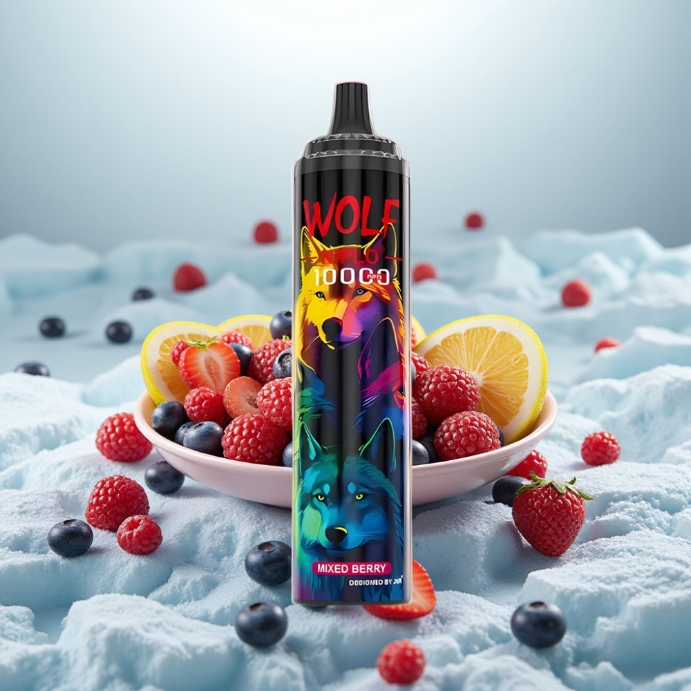 JNR Wolf Niplo 10000 Puffs Frutas Silvestres 20ml 5%