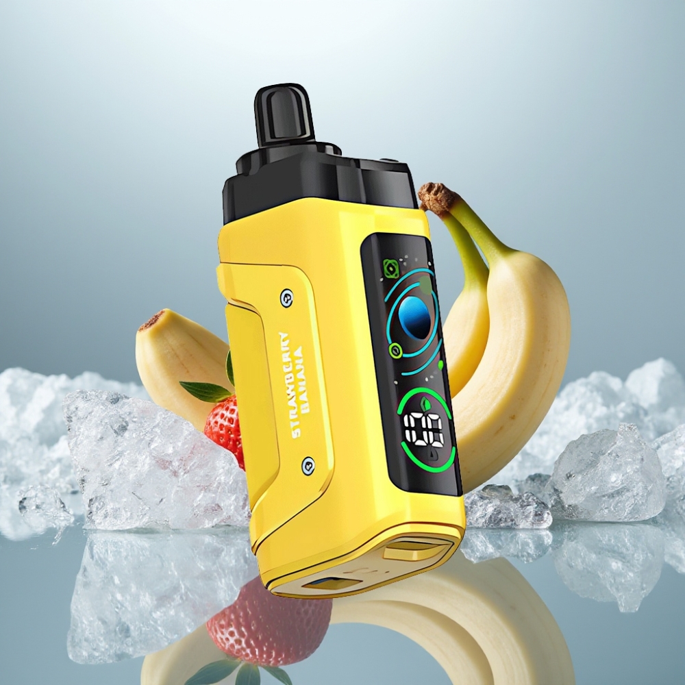 Razz Bar 45000 Puffs Disposable Vape Morango Banana Tipo-C Recarregável