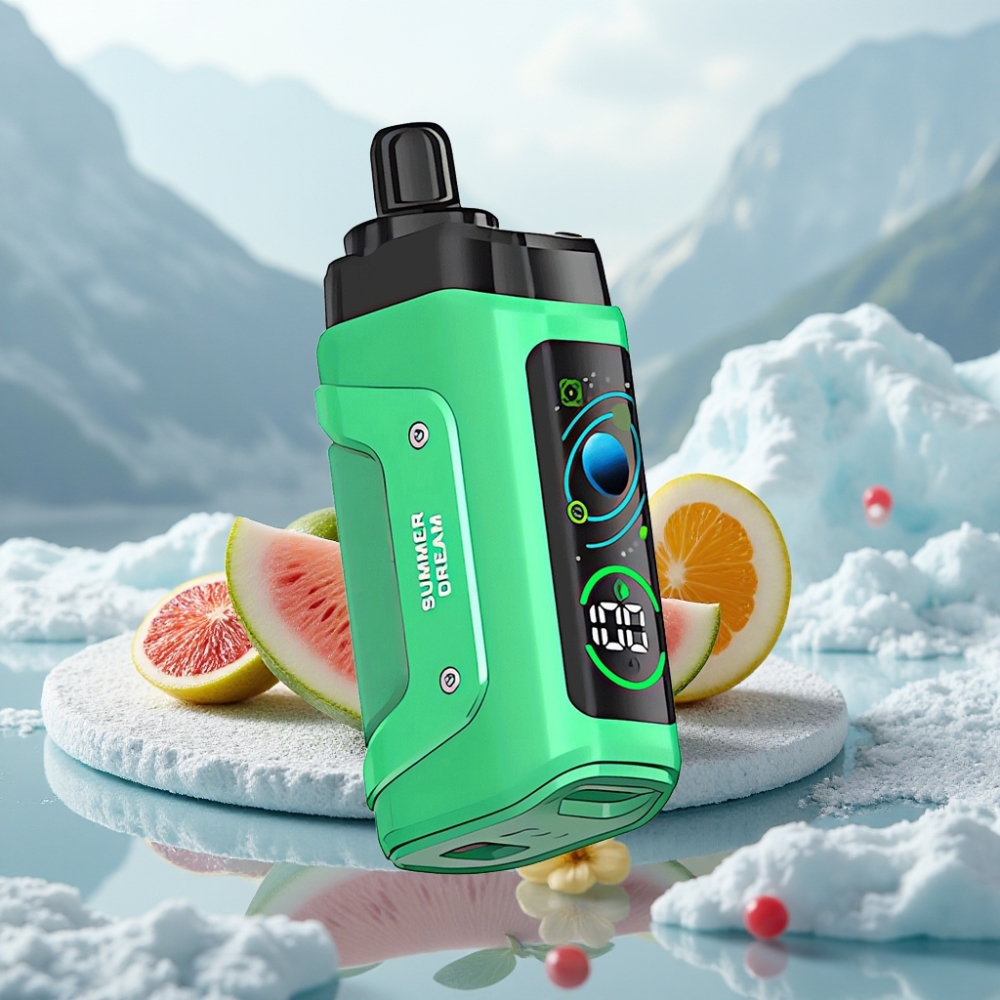 Razz Bar 45000 Puffs Disposable Vape Sonho de Verão com Bateria 650 mAh e Tipo-C