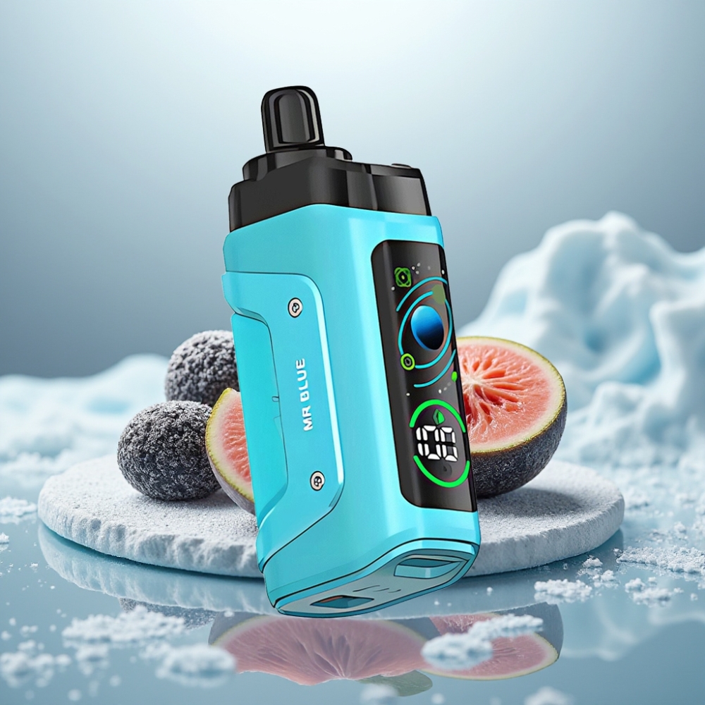 Razz Bar 45000 Puffs Disposable Vape Sr. Azul Tipo-C Recarregável