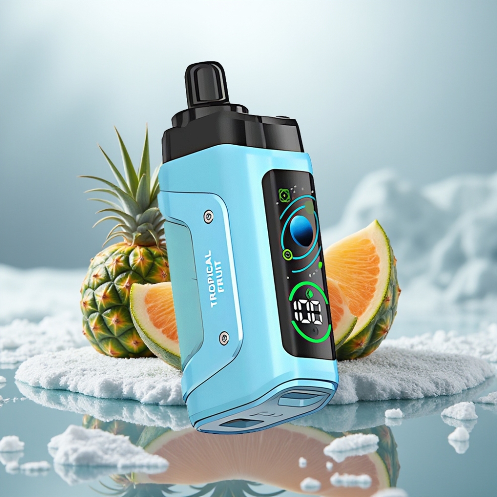 Razz Bar 45000 Puffs Fruta Tropical Disposable Vape com Bateria Recarregável e Resistência 1.0 Ohm