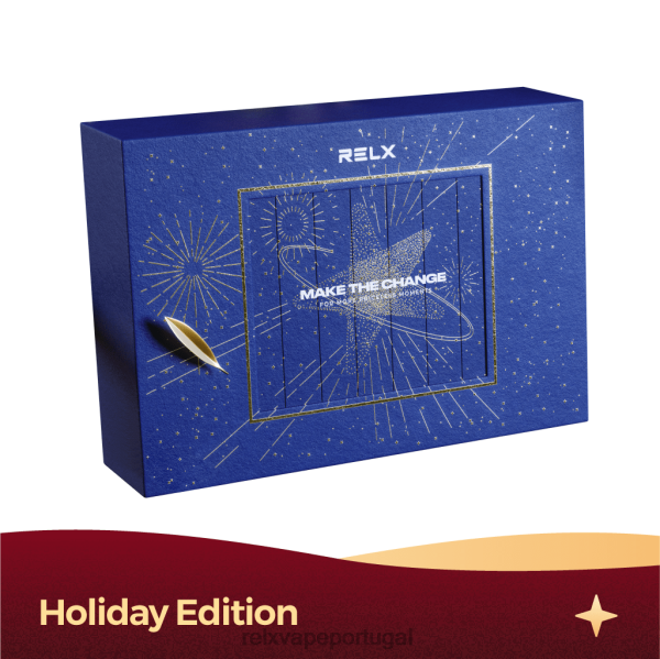 RELX Sabores Comprar - RELX caixa de presente de ano novo P02N861 névoa ártica + gelo de melancia