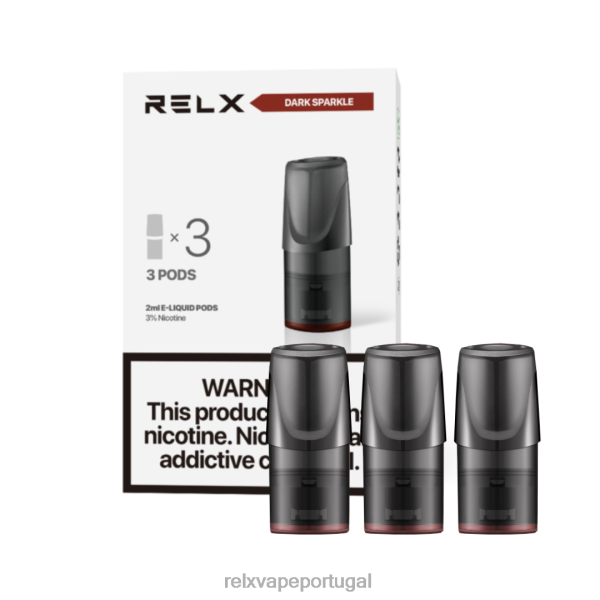 RELX Vape Portugal - RELX Classic vagens P02N8123 cola escura com brilho