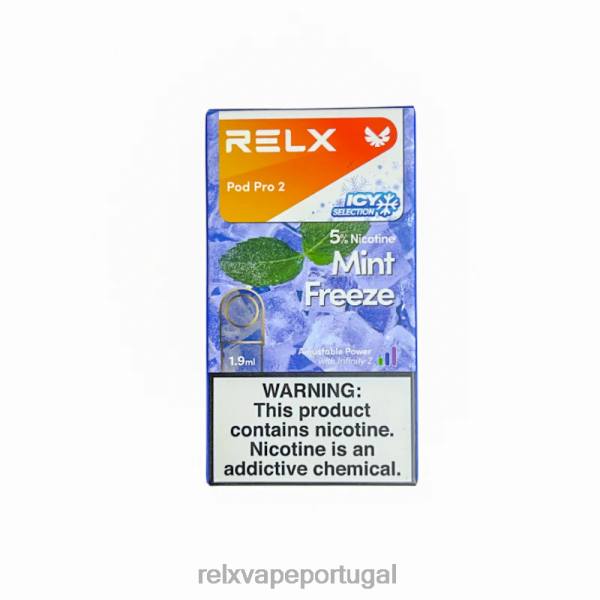 RELX Comprar - RELX cápsula pro 2 - 3 cápsulas P02N8100 hortelã congelada
