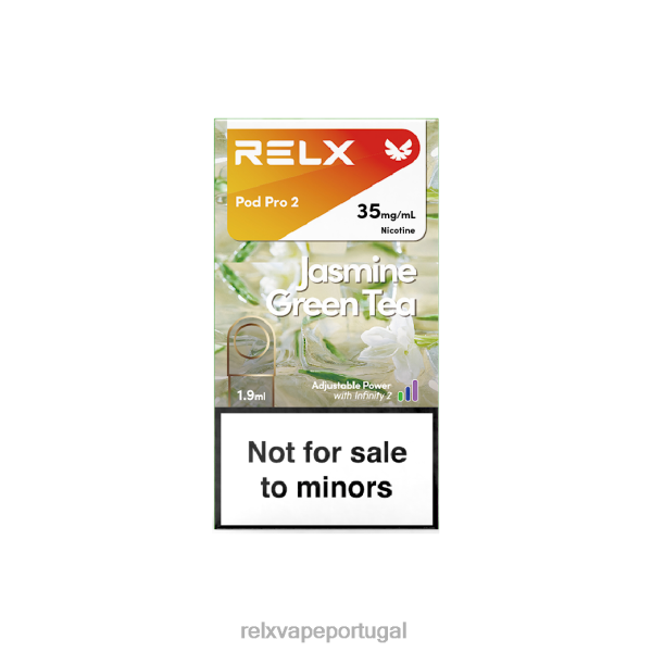 RELX Sabores Comprar - RELX cápsula pro 2 - 3 cápsulas P02N8121 chá verde de jasmim