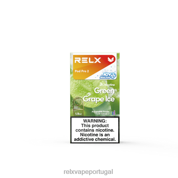 RELX Vape Flavours - RELX cápsula pro 2 - 3 cápsulas P02N8118 uvas verdes