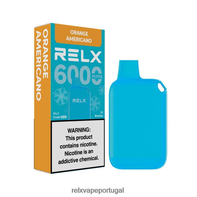 RELX Comprar - RELX Crush Pocket 6000 gelado americano laranja 6FB62615