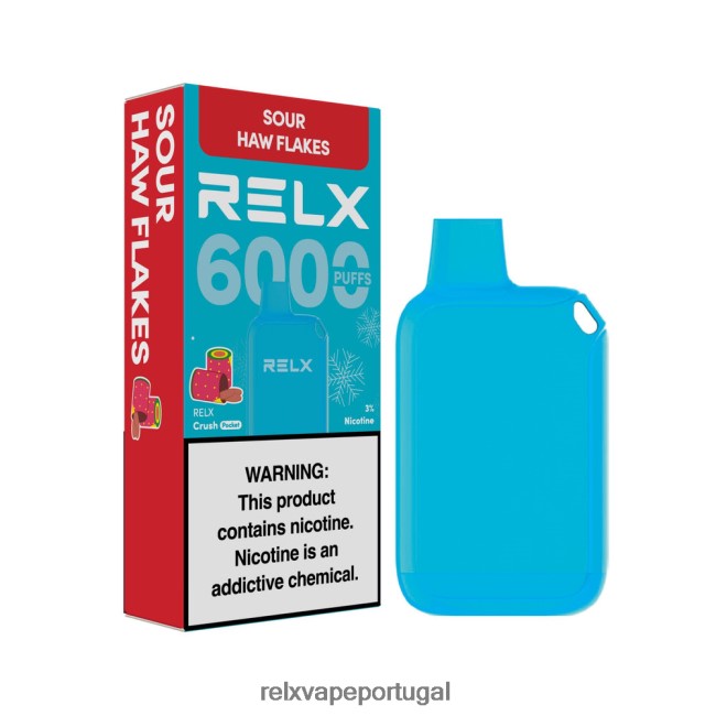 RELX Sabores Comprar - RELX Crush Pocket 6000 gelado flocos de haw azedo 6FB62616
