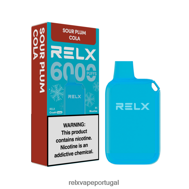 RELX Vape Disposable - RELX Crush Pocket 6000 gelado cola de ameixa azeda 6FB62619