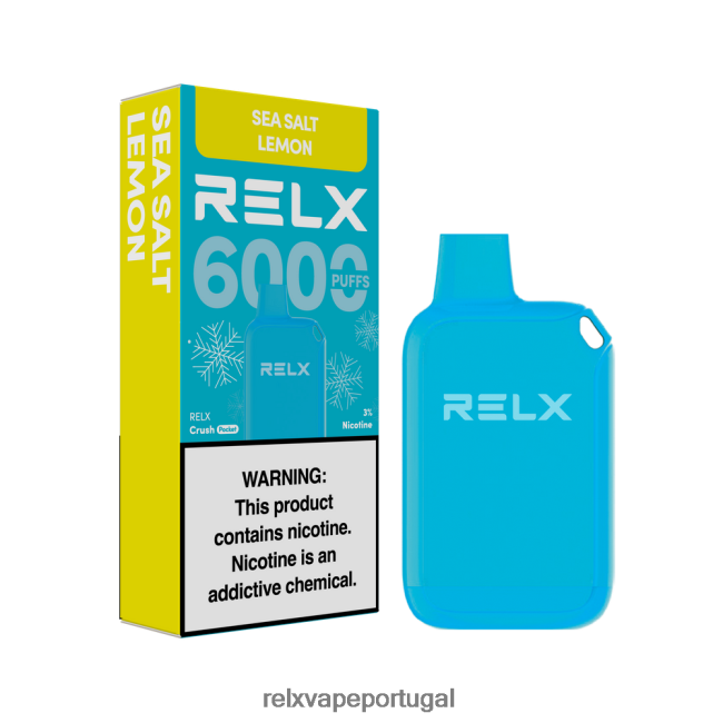 RELX Vape Disposable - RELX Crush Pocket 6000 gelado limão sal marinho 6FB62611