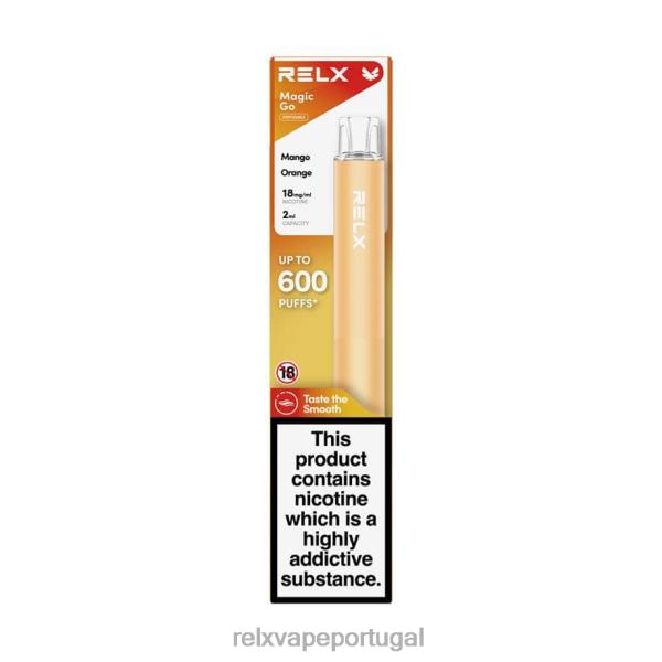 RELX Vape Flavours - RELX MagicGo ga600 P02N838 manga laranja