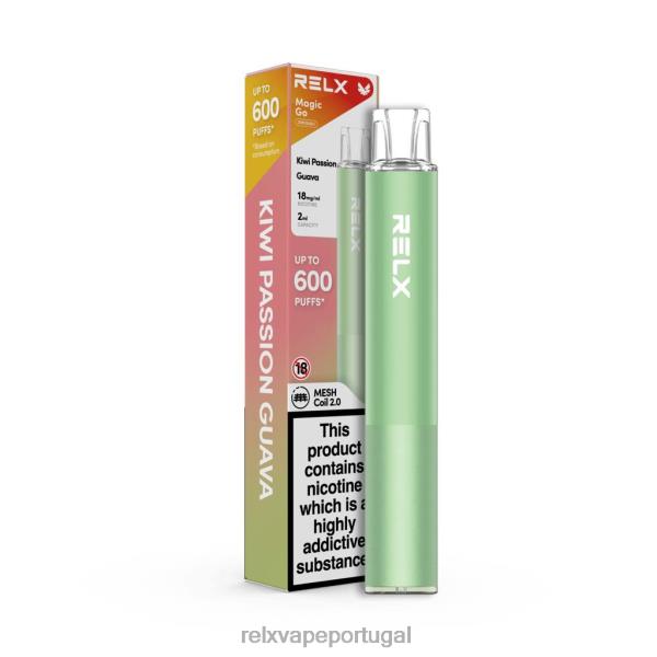 RELX Vape Flavours - RELX MagicGo ga600 P02N848 kiwi paixão goiaba